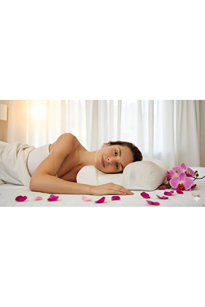 Zeelux Kırışıklık Karşıtı Güzellik Yastığı, Hafızalı Köpük, %100 Saf Dut İpeğ...