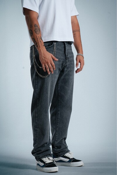 GRJ denim Light Smoke Baggy Fit Men's Jeans