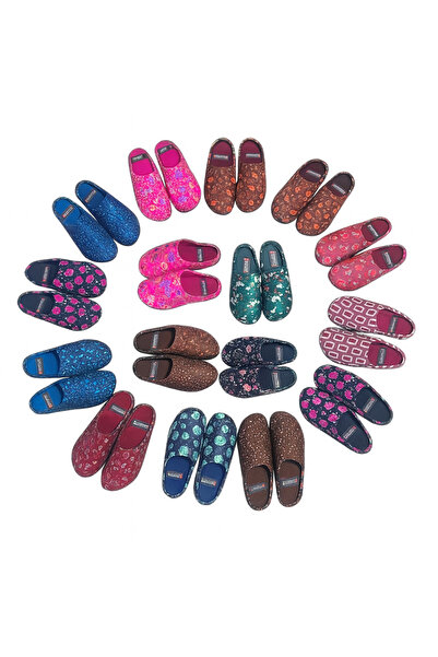 Moda Devrin 3 Pack Gz Zenne Winter House Slippers Dowry Bundle Set