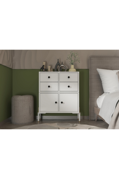 nettrends.net the new trend of shopping Modüler 4 Çekmeceli + 2 Kapaklı Şifon...