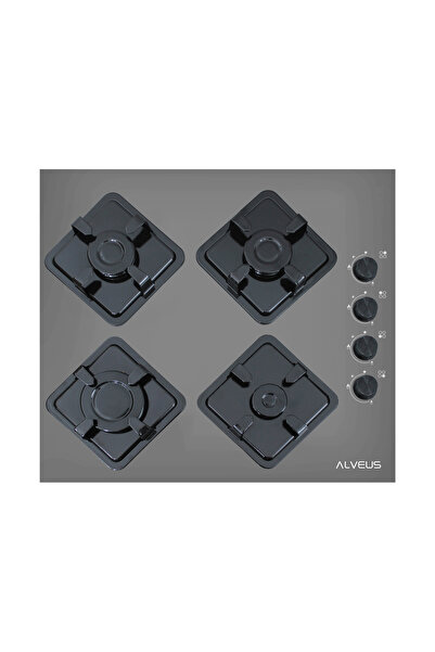 Alveus Gri 2'li Cam Ankastre Set [F17-KLS670)
