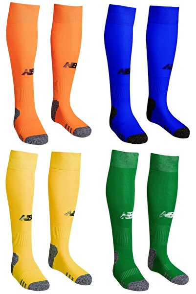 New Balance Nb Konc Κάλτσες ποδοσφαίρου - Σετ 4 τεμαχίων - Πορτοκαλί-Μπλε-Κίτρινο-Πράσινο