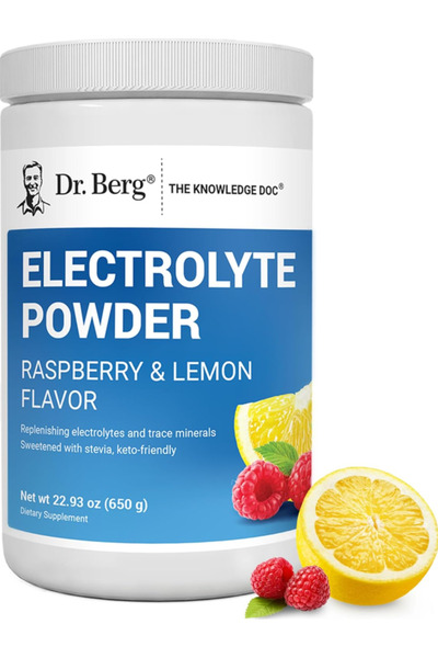 Dr. Berg Nutritionals Zero Sugar Hydration Keto Electrolyte Powder of Potassi...