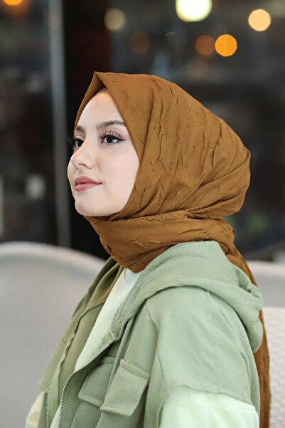 Aden Noor Retro Desen Pamuk Şal