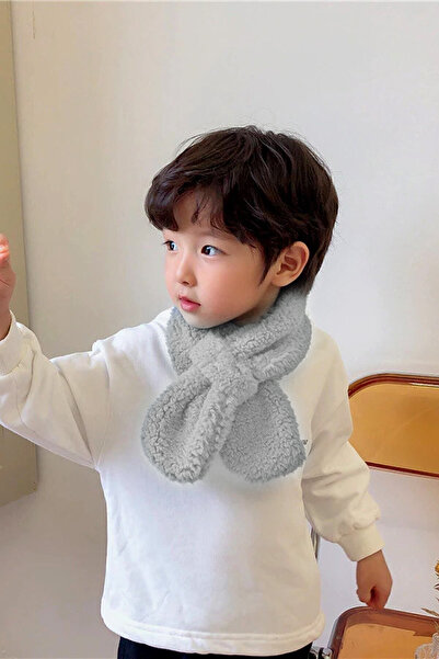 Bundera Woof Kids Plush Scarf Windproof Camisole Fleece Neck Collar Shawl