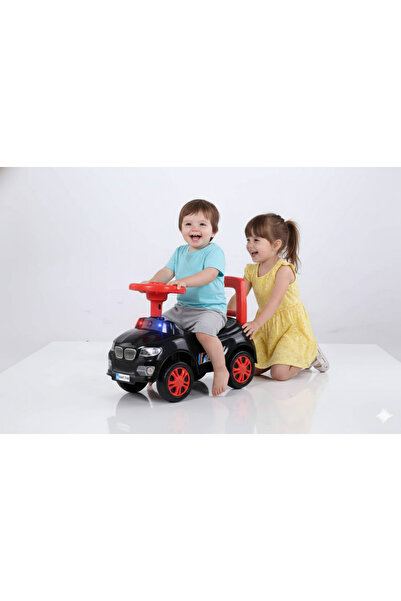 FULLJOY 3-in-1 Push Car with Musical Steering Wheel and Storage Space 28-608N