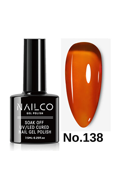 Naıl Co Uv Led Kalıcı Oje 7.5 ml Vitray Vitraj Transparan Seri Nailco 138