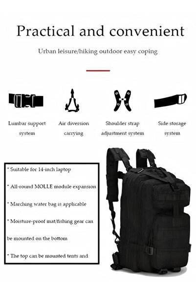 Generic Military Tactical Backpack,Small Army Assault Pack, Tactical First Aid Bag Tactical Backpacks