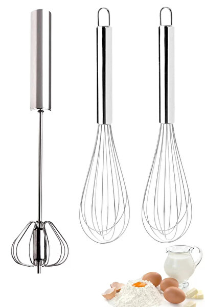 Genel Markalar Basmalı Çırpıcı Mikser Çelik Yaylı Çırpma Teli Pudra Şekilli H...