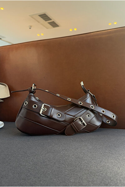 Mupa Shoes Women's Hand and Shoulder Bag Aci Brown