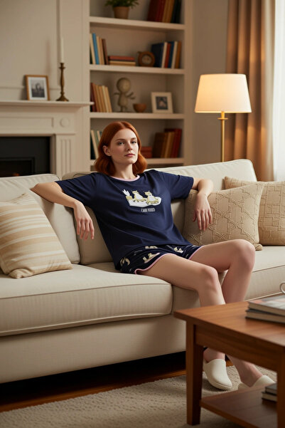 PayBuy Ženska 100% pamuk delna pidžama sa kratkim rukavima okrugla kragna udo...