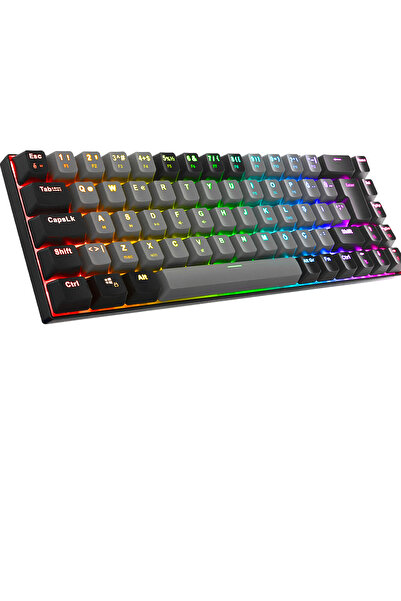 ACER eMachines EAK68 PLUS Kablosuz Bluetooth + 2.4Ghz Mekanik Klavye RGB Red ...