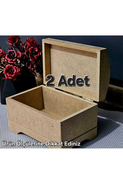 Tekir Ahşap Bombeli Sandık Öğrenci Kutu Çok Amaçlı Kapaklı Organizer Ham Hobi Boyamalık Hediye Kutusu