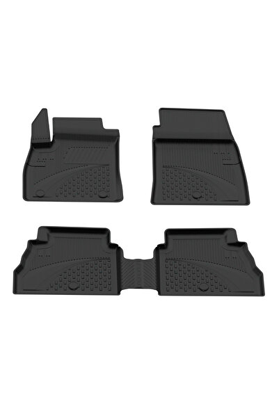 Sahler Ford Courier 2024+ Uyumlu SAHLER Araca Özel 4.5D Havuzlu Oto Paspas - ...