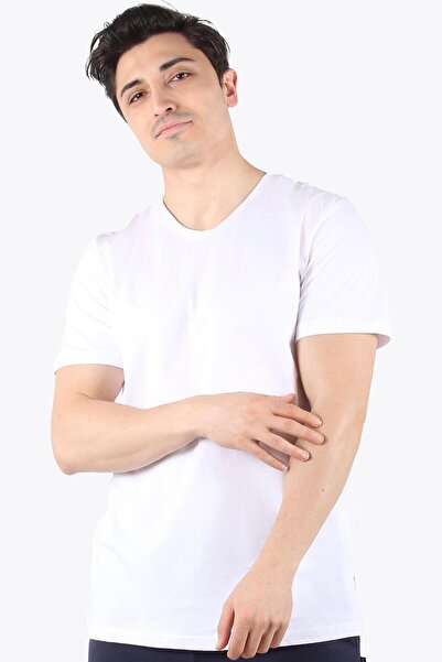 Mckanzie Μπλουζάκι με λαιμόκοψη σε σχήμα V Basic Single Jersey Regular Fit 2021