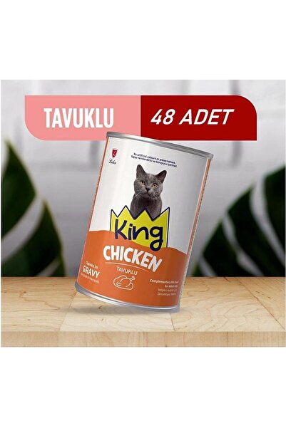 King Tavuk Etli Yetişkin kedi maması400 gr*48 Adet
