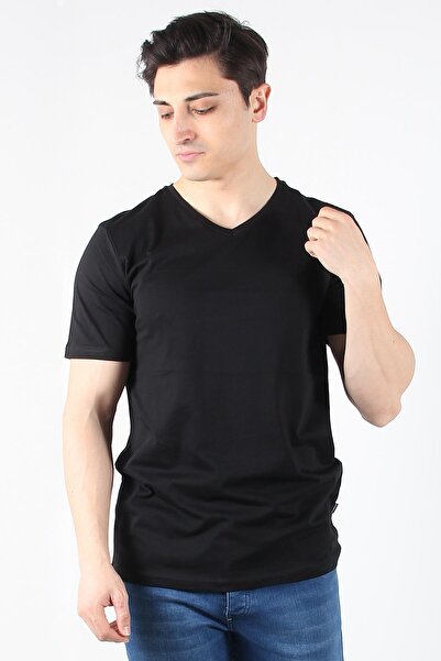 Mckanzie Μπλουζάκι με λαιμόκοψη σε σχήμα V Basic Single Jersey Regular Fit 2021