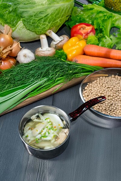 Doğuş Mutfak Paslanmaz Çelik Kaçerola Sütlük ve Sosluk 16 Cm Kırçıllı