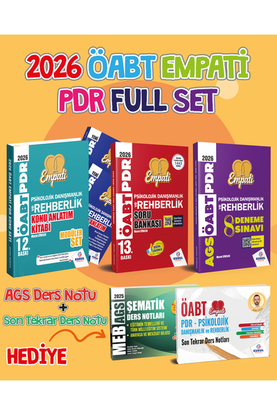 Kurul Yayıncılık 2026 Öabt Empati Psikolojik Danışmanlık Ve Rehberlik (PDR) S...