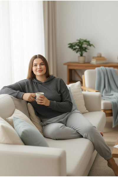 Bravie Jogger Pants Plus Size Sweatpants Gray 2017