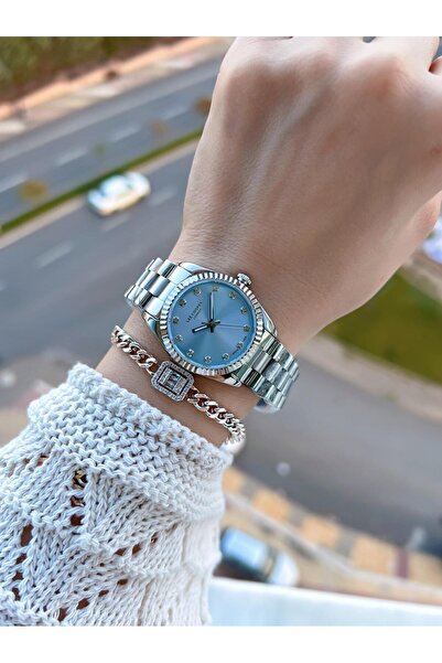 Lee Cooper ساعة يد نسائية مقاومة للماء من سلسلة Elite 3 ATM مع حزام فولاذي BLC08037.330