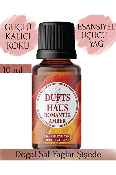 duftshaus Romantik Amber Esansiyel Uçucu Koku Yağı Difüzör Esansı Buhurdanlık...