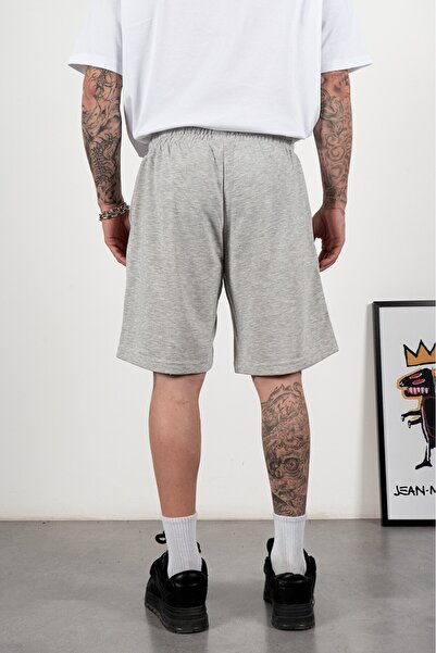 Plus Eighteen Gray Basic Men's Shorts