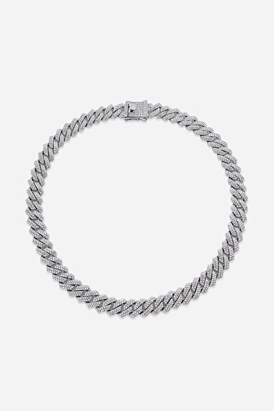 UKHWD SUPPLY 12mm Cuban Chain Zincir Kolye KA1145GM