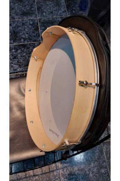MASTERWORK Bendir (Dıştan ayarlı) 40 cm Beyaz kılıflı