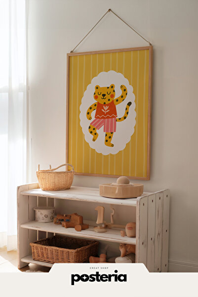 Posteria Modern Pastel Çocuk Odası Dekoru, Çocuk ve Bebek Odası Tablosu , Doğ...