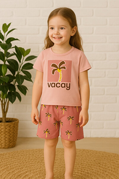 GMG Baby Vacay Purple Shorts T-Shirt 2 Piece Set