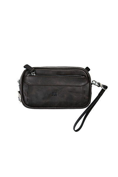 MFT Leather Design Τσάντα από γνήσιο δέρμα με κλειδαριά Carew 6657 Μοντέλο Ti...
