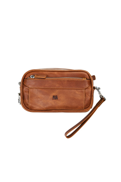 MFT Leather Design Geanta din piele naturala model Carew |   6657 - Tiguan Taba
