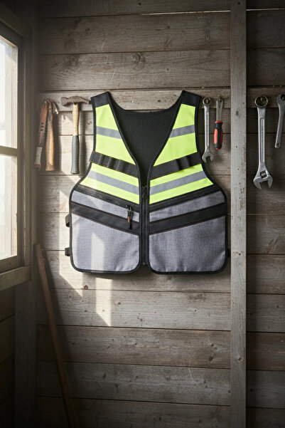 Probag Professional Multi-Pocket Work Vest |   Reflective |   Imperteks Fabric |   Tool Vest