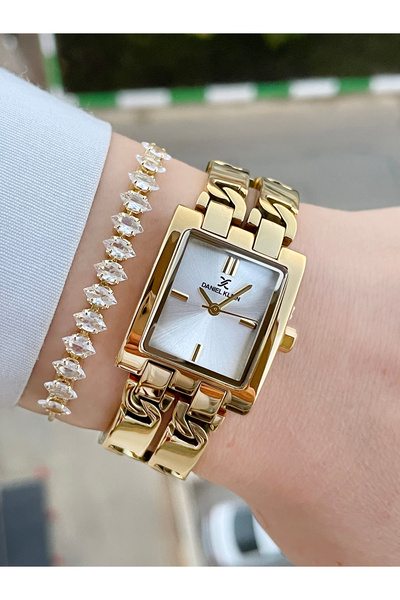 Daniel Klein Zincir Kordonlu Kadın Kol Saati Ve Bileklik