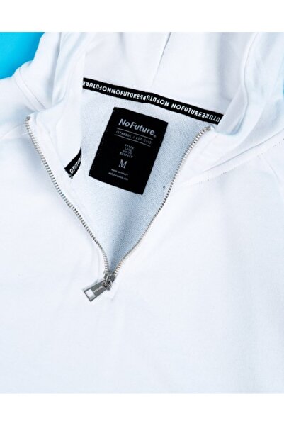 No Future Zippered Oversize Men's Hoodie Nf0337By