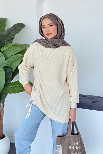 Şulemoda Giyim Πουλόβερ Pyraye σε μπεζ χρώμα