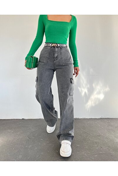 Modamorfo Džíny se širokými nohavicemi a kapsami