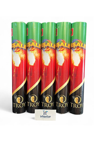 İRHANLAR 5 Adet Mesal Pro 30 Sn Yanma Süresi Düğün Kına Sünnet Renk Parti Gelin Alma