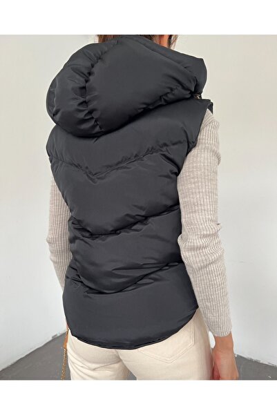 Modamorfo Fixed Hooded Snap Fastener Inflatable Vest