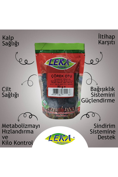 leka baharat Çörek Otu 80 g