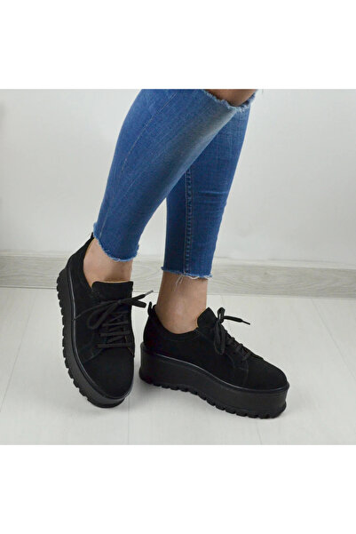 NEBY SHOES Women's Casual Shoes Made of Genuine Leather, Adelle, Black