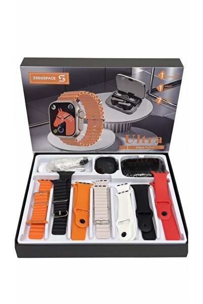 ZERO SPACE Ultra Series Smartwatch Band Set,7 Colours Straps,Compatible with Apple Watch, With Airpod