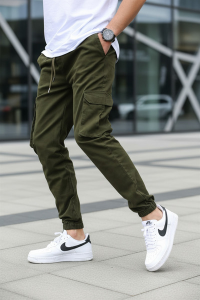 VIKUNYA Men's Premium Quality Cotton Cargo Pants with Side Pockets New Season