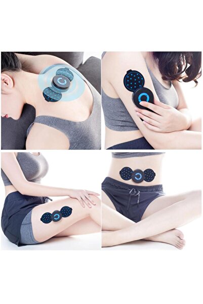 Mmgoqqt Mini aparat de masaj cu tehnologie de masaj cervical EMS