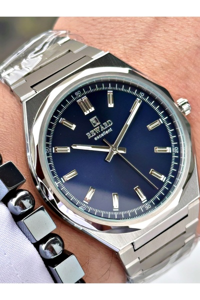 Reward Gümüş Renk Klasik Çelik Kordon Erkek Kol Saati + BİLEKLİK HEDİYELİ