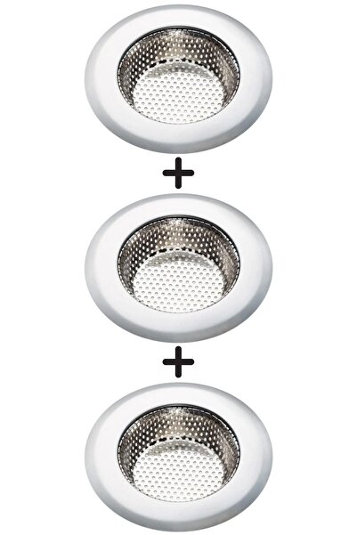 Kitchen Design Lab 3 Adet - 11.5 Cm Büyük Boy Paslanmaz Çelik Lavabo Süzgeci ...