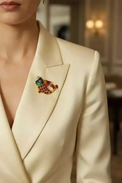 Maren Store Balık Figürlü Broş