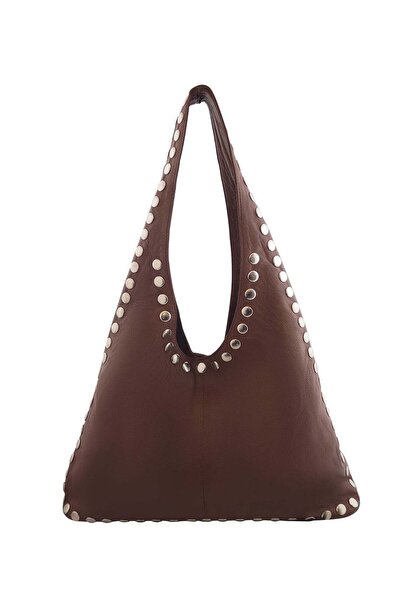 Marvelis Geantă de mână și de umăr pentru femei BELİN, cu detaliu cu capse, c...