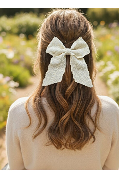 Toka Delisi Cataramă cu arc automată de culoare crem, realizată manual, cataramă realizată manual, invitație de nuntă cu henna, cataramă pentru ziua specială